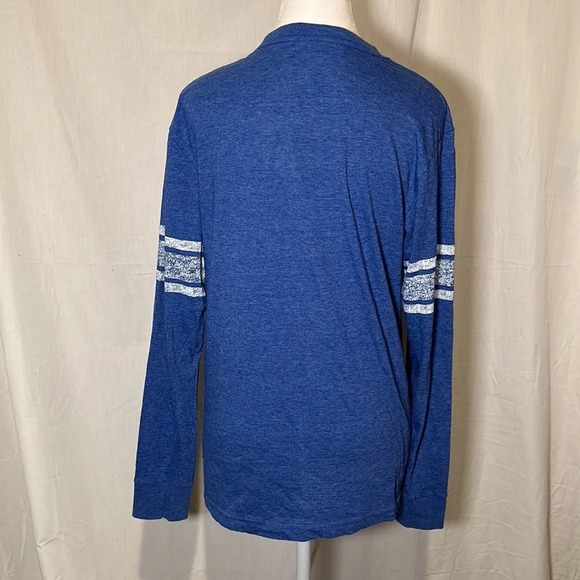 men’s blue & white NFL Indianapolis Colts long sleeve shirt size medium - Picture 2 of 3